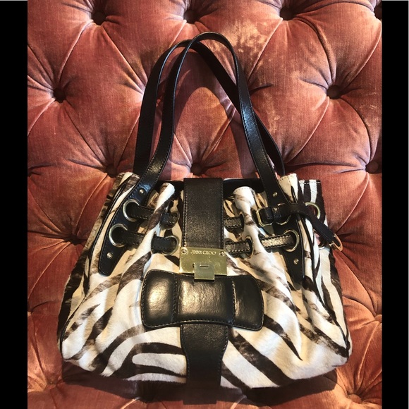 Jimmy Choo Bags Jimmy Choo Ramona Zebra Print Tote Poshmark